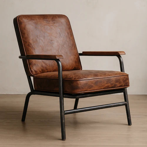 Fauteuil industriel vintage