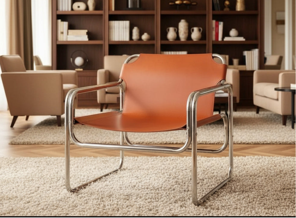 chaise industrielle vintage