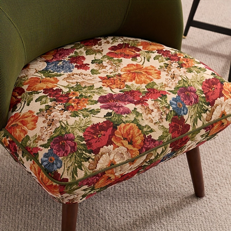 Fauteuil American country vintage orange