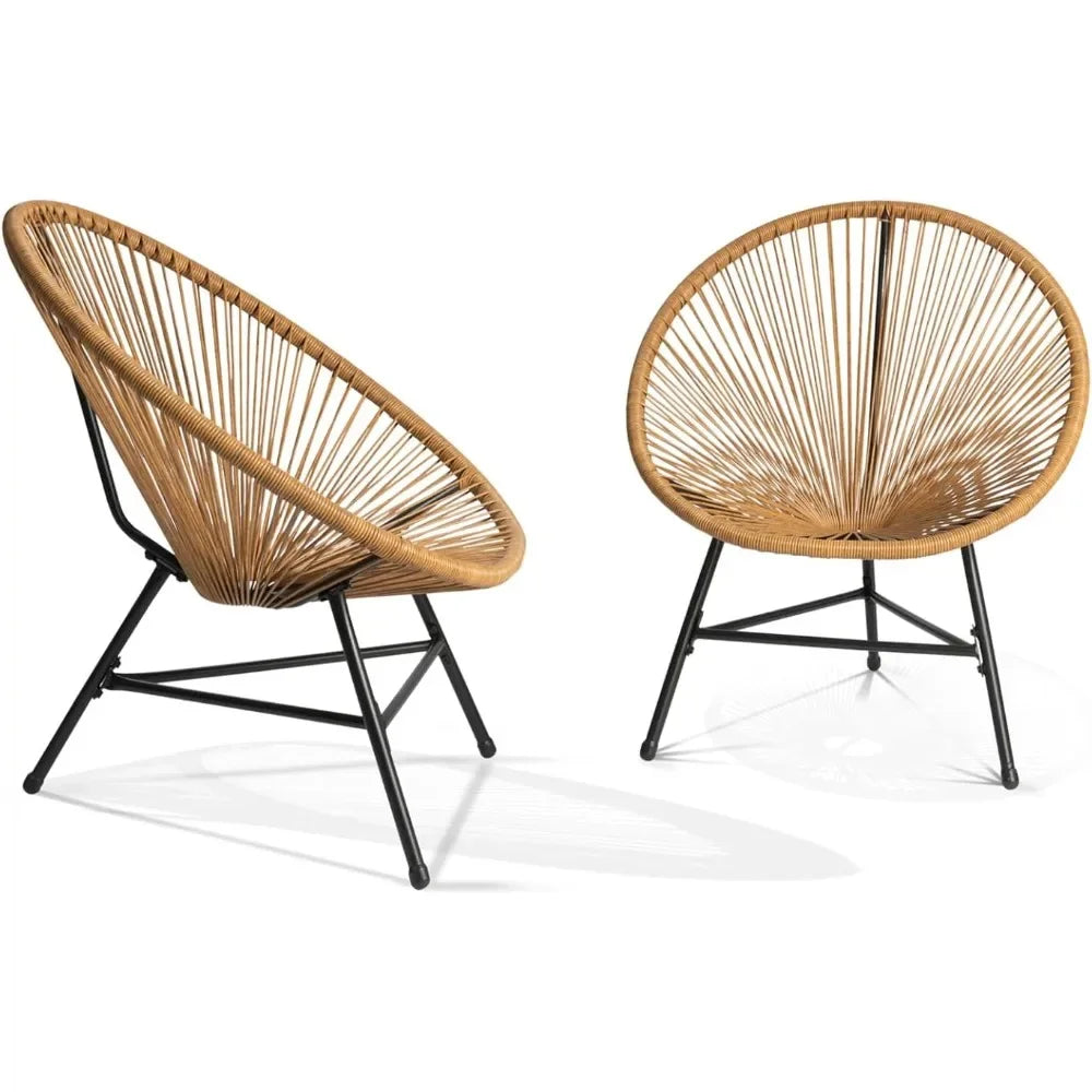 Salon rotin de jardin fauteuils