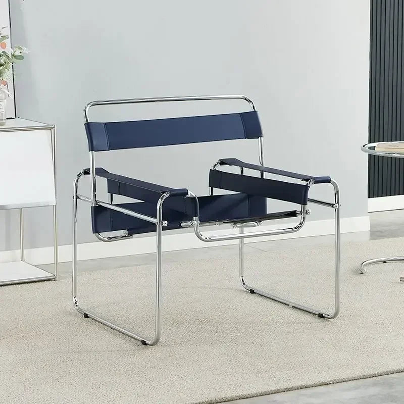 fauteuil industriel vintage selle cuir