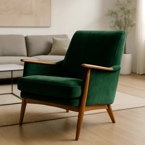 Quelle couleur choisir pour un fauteuil vintage dans un salon moderne ?