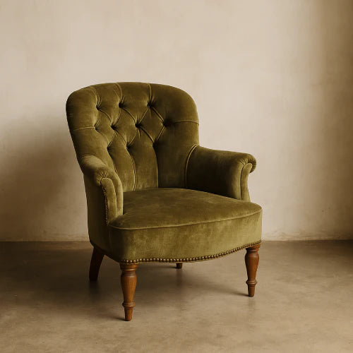 Fauteuil crapaud vintage