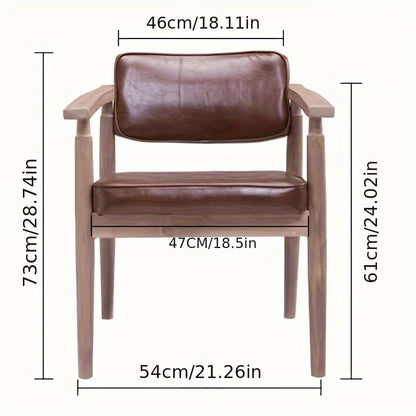 Chaise en bois vintage taille