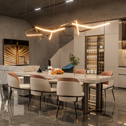 Chaise vintage de café salle à manger 