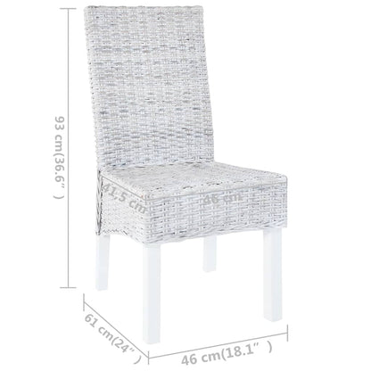 Fauteuil rotin blanc tailles