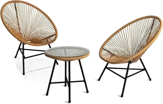 Salon rotin de jardin fauteuil