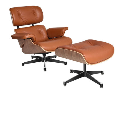 fauteuil designer vintage pieds noir 