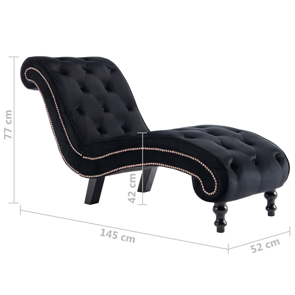 fauteuil relax vintage  noir tailles 